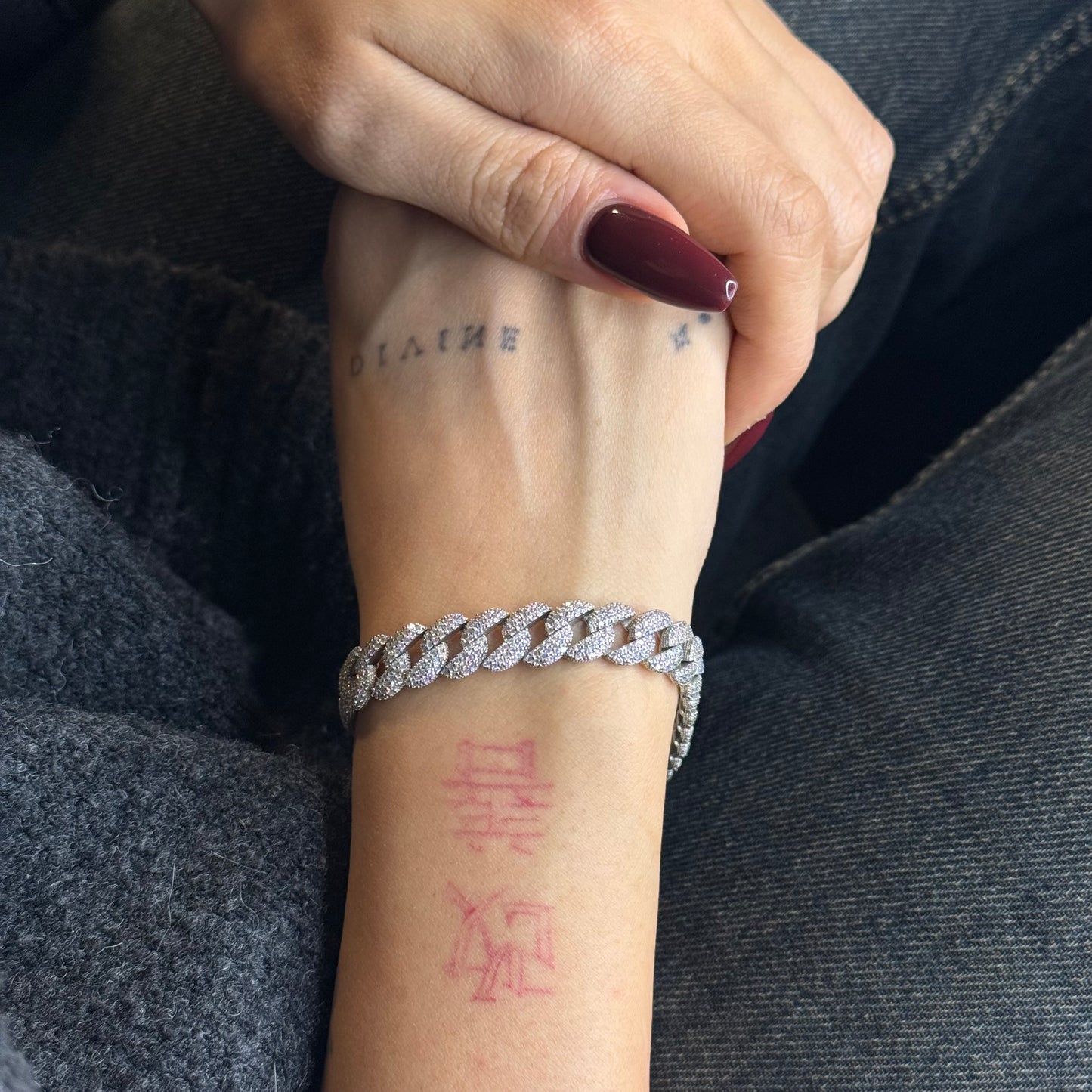 Beyaz Taşlı Gurmet Bileklik