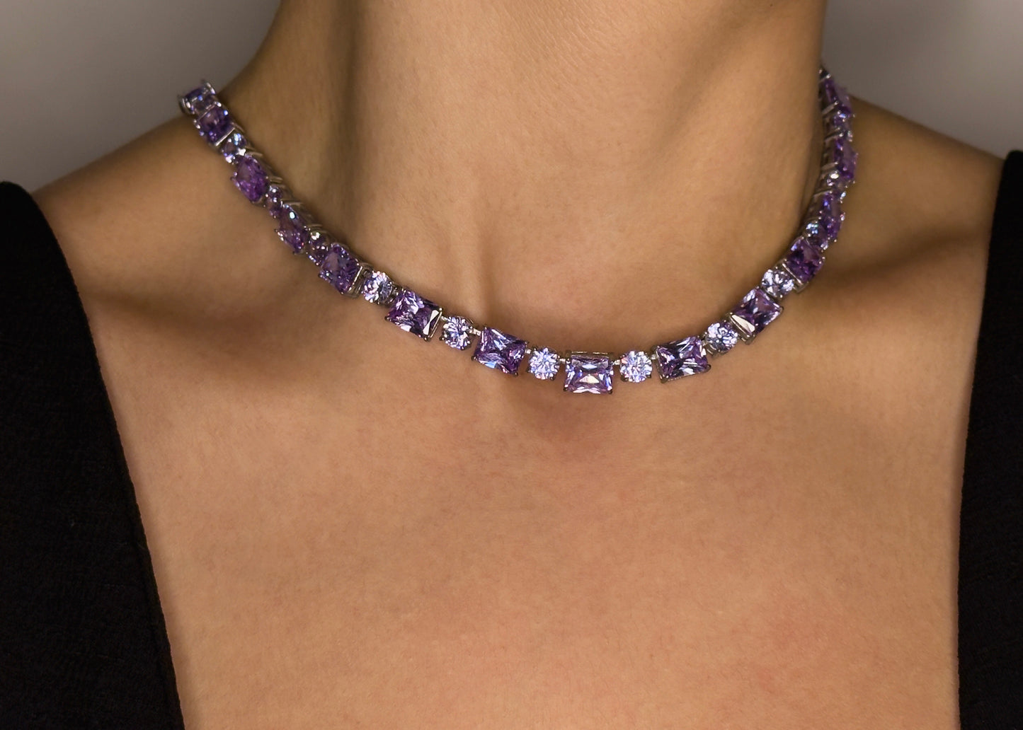 Mor Alexandrit Kolye