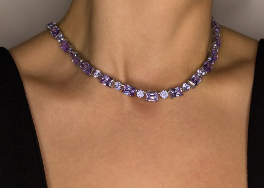 Mor Alexandrit Kolye