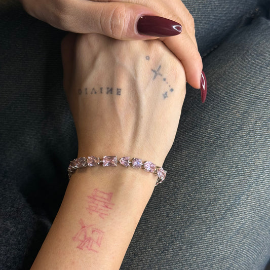 Pembe Alexandrit Mix Bileklik