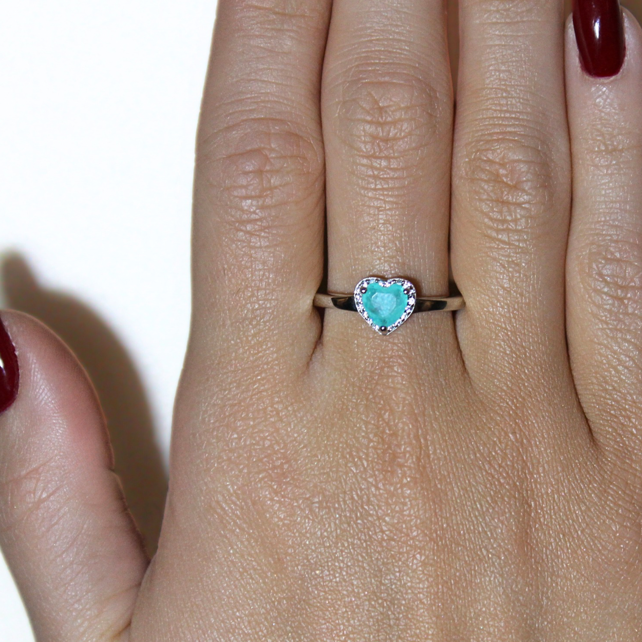 Paraiba Kalp Yüzük