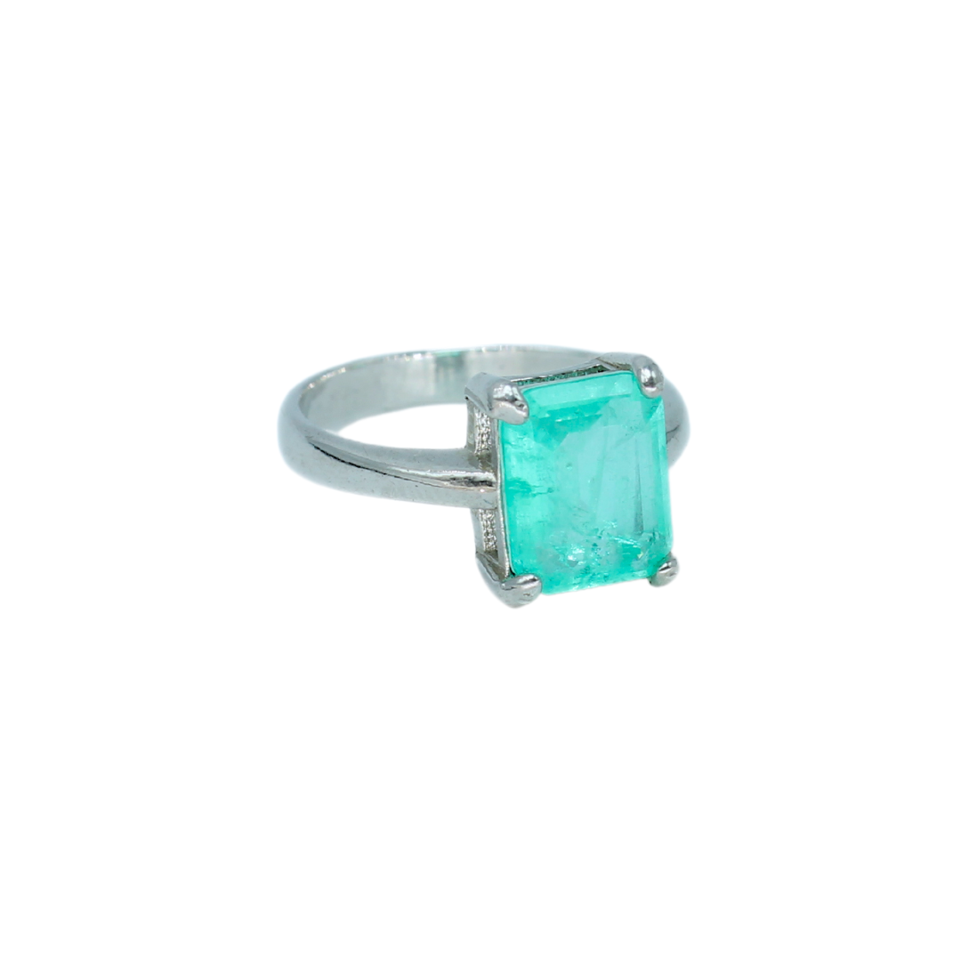 Paraiba Taşlı Baget Yüzük
