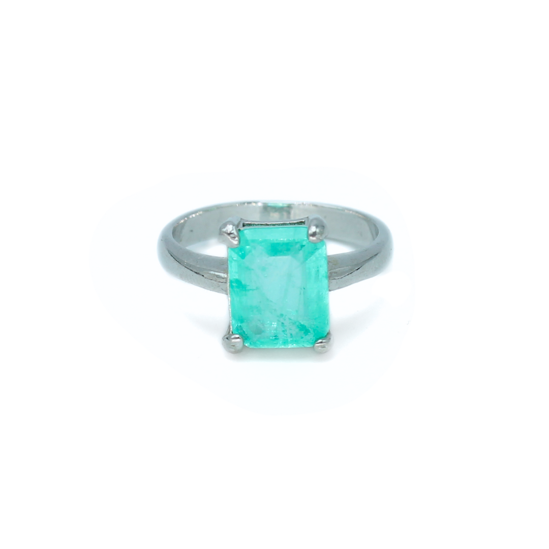 Paraiba Taşlı Baget Yüzük