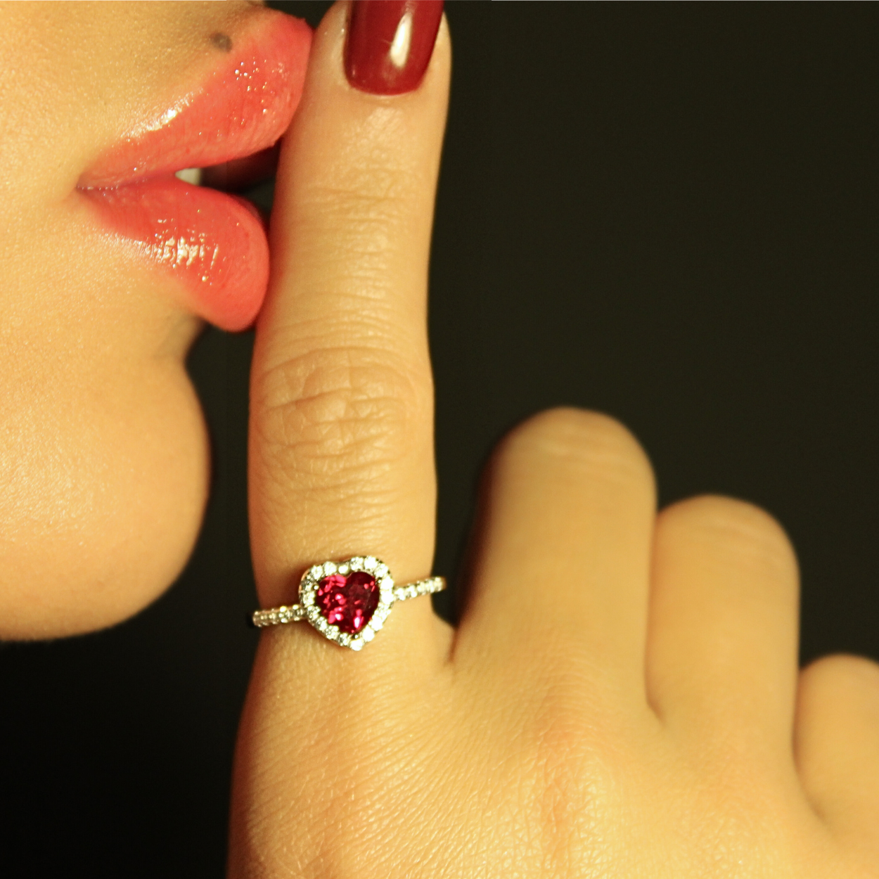 Red Heart Ring