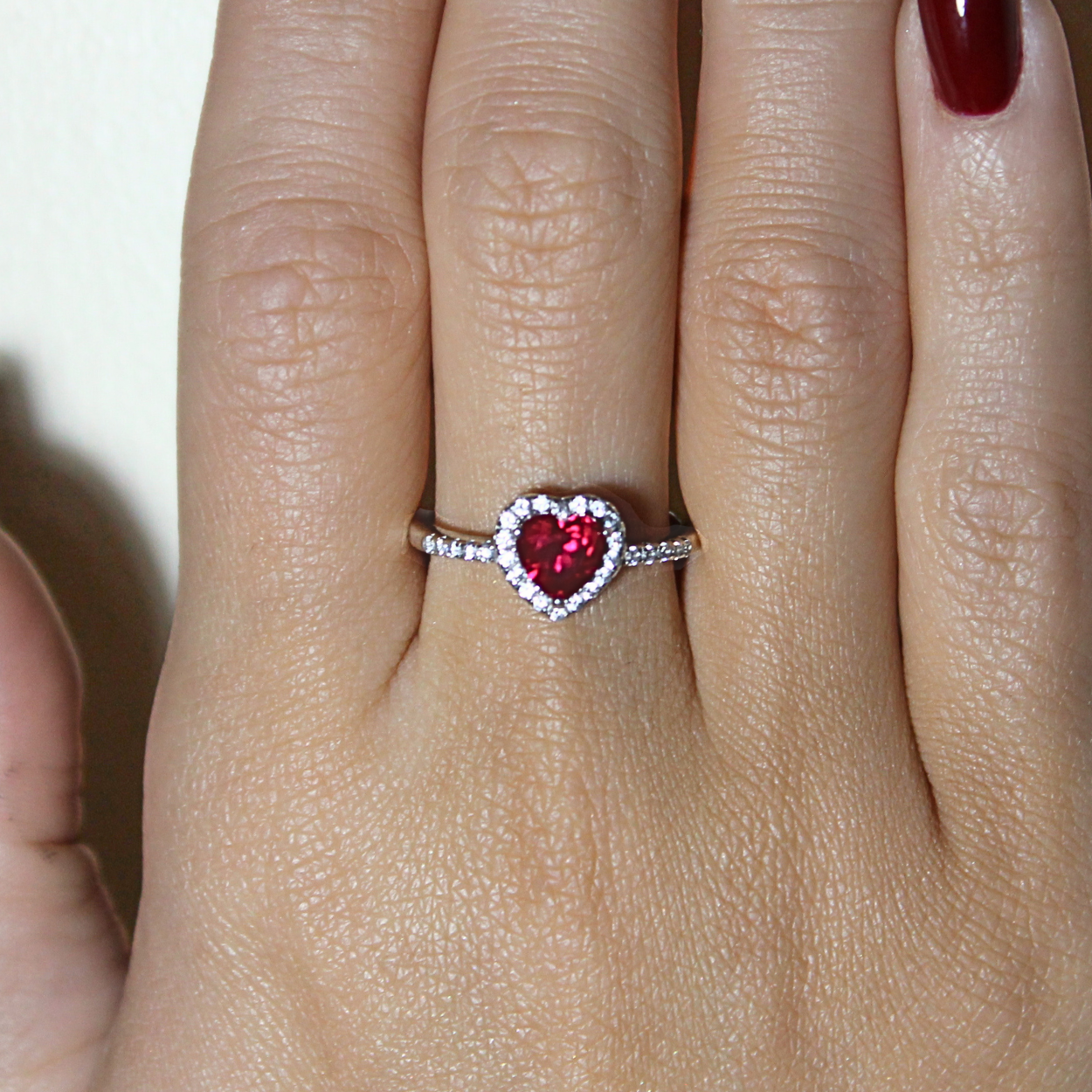 Red Heart Ring